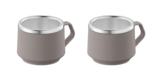 JUEGO DE TAZAS PARA CAFE 2 PZAS.