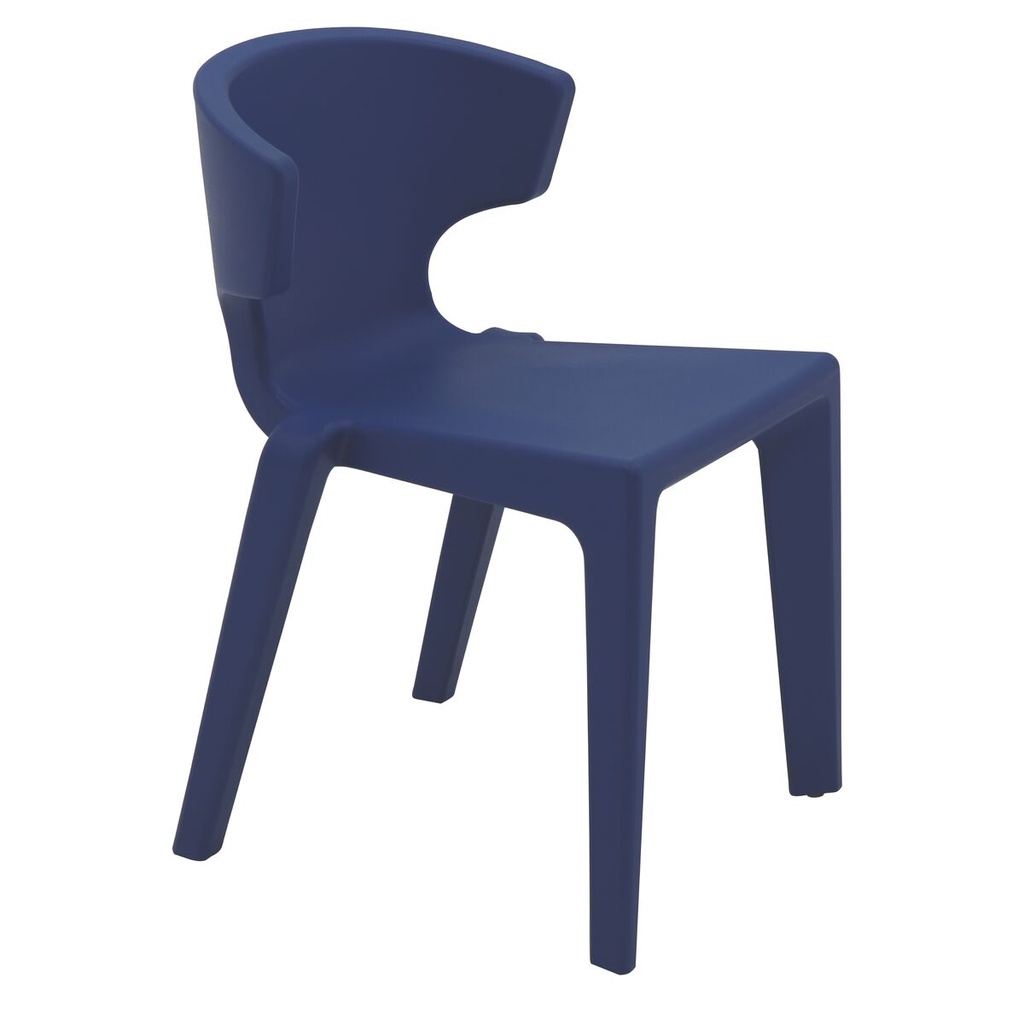 SILLA AZUL DE EXTERIOR MARILYN