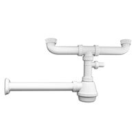 REPUESTO SIFON DE POLIPROPILENO PARA CUBETA DOBLE