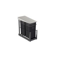 BASURERO DESLIZANTE SLIDE 15 + 15L. PARA MUEBLE