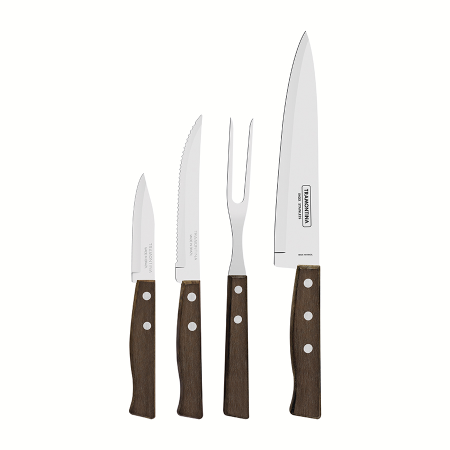 JUEGO DE CUCHILLOS 4 PIEZAS TRADICIONAL