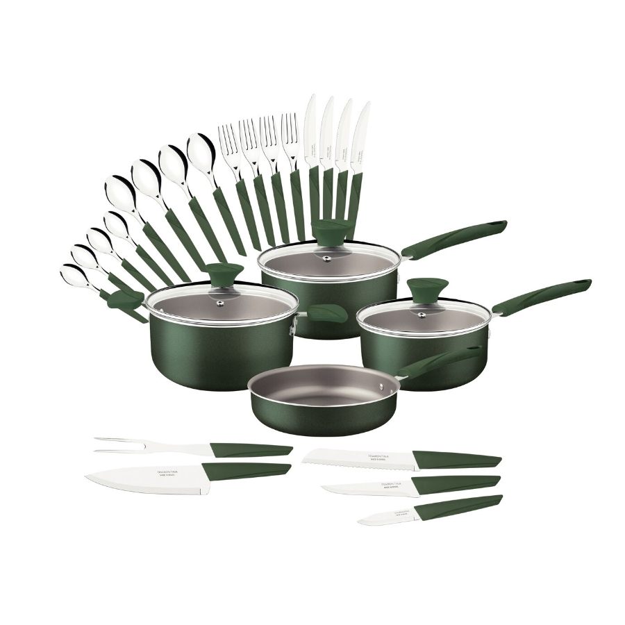 JUEGO DE OLLAS  25 PIEZAS LYF