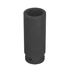 DADO DE IMPACTO HEXAGONAL LARGO EN ACERO CROMO MOLIBDENO 21 MM - ENCASTRE 1/2''