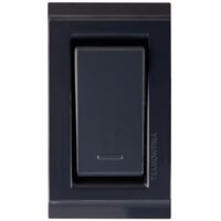 INTERRUPTOR SIMPLES P/ MUEBLES 10A GRAFITO