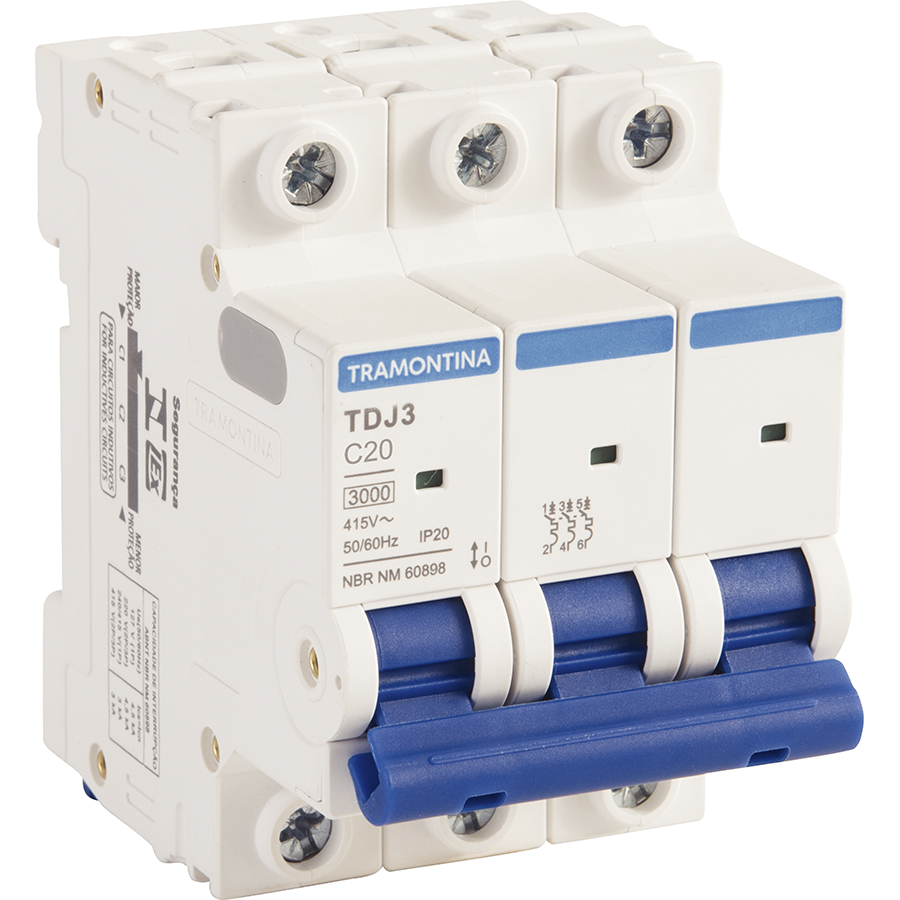 TERMOMAGNETICO TDJ3-3C32 3P 32A 3KA