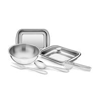 JUEGO PARA ASAR Y SERVIR EN ACERO INOXIDABLE 6 PIEZAS COSMOS