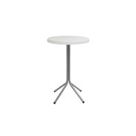 [92391010] MESA REDONDA BLANCA SIGMA ALTA