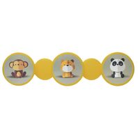 [92756000] PERCHERO DE PARED AMARILLO BOLA