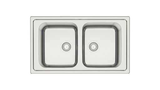 [93816203] LAVAPLATOS MAREA 2C 34 EN ACERO INOX., 86X50 CM. 