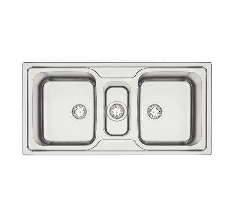 [93816503] LAVAPLATOS MAREA 2.5 C 34, PRIME, DE EMPOTRAR, EN ACERO INOX., 100X50 CM REVERSIBLE