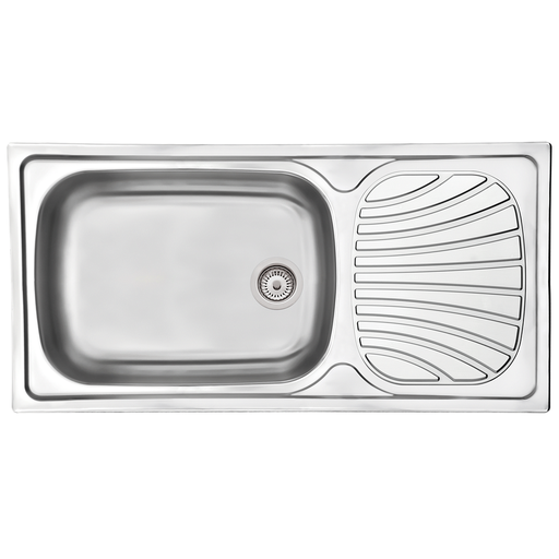 [93854601] - LAVAPLATOS ALPHA 56 R, PERFECTA, DE EMPOTRAR, EN ACERO INOX., 100X50 CM