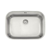 [94027103] CUBETA LAVINIA 48 BL, PRIME, DE BAJO PONER, EN ACERO INOX. SATINADO, 48X34 CM. (desc)
