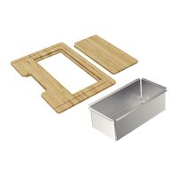 [94530033] KIT DE ACCESORIOS PARA CUBETAS QUADRUM TABLA + CESTO