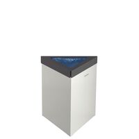[94539340] BASURERO TERNI 40 L., TRIANGULAR, EN ACERO INOX.