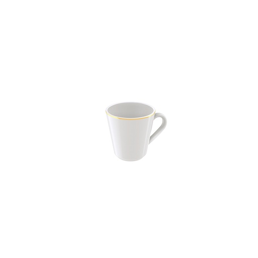 [96010323] TAZA PARA CAFE EN PORCELANA APILABLE 70 ML. ELISA