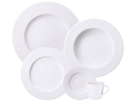 [96589028] JUEGO DE VAJILLA DE PORCELANA 20 PIEZAS MESH