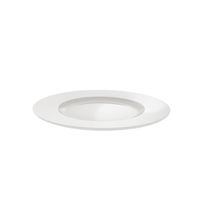 [96600001] PLATO RASO EN PORCELANA Ø28 CM. ELENA