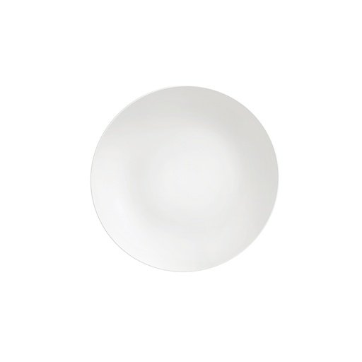 [96600201] PLATO RASO EN PORCELANA Ø28 CM. BARBARA