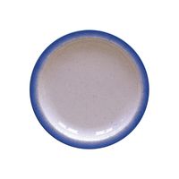 [96880001] PLATO PARA POSTRE EN PORCELANA Ø21 CM. RUSTICO AZUL