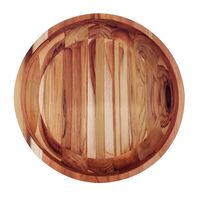[13476051] FUENTE REDONDA DE MADERA PARA CHURRASCO Ø30 CM.