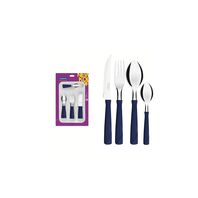 [23198175] JUEGO DE CUBIERTOS AZULES 25 NEW KOLOR