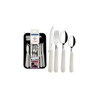[23299883] JUEGO CUBIERTOS BLANCOS 25 PIEZAS TULUM