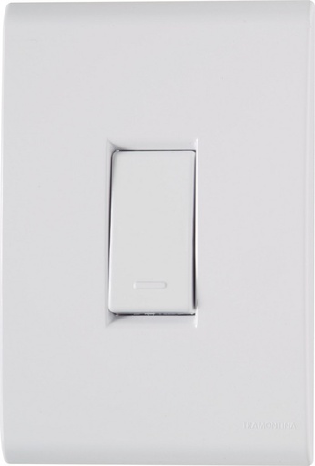 [57170001] CONJUNTO ARMADO INTERRUPTOR SIMPLE 10A 250V BLANCO LIZ
