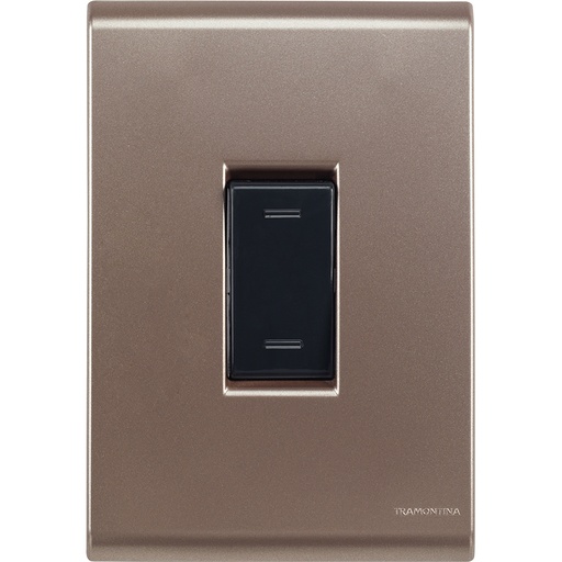 [57172001] CONJUNTO ARMADO INTERRUPTOR SIMPLE 10A 250V ORO VIEJO LIZ