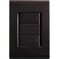 [57173040] 2X INTERRUPTOR UNIPOLAR 10A/250V, LIZ GRAFITO