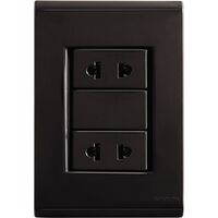 [57173043] 2X TOMACORRIENTE 2P UNIV. 15-16A 25 LIZ GRAFITO