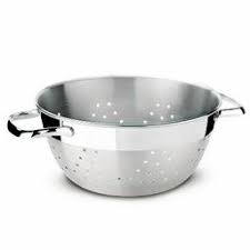 [61422250] - COLADOR PARA PASTA EN ACERO INOXIDABLE Ø 25 CM. SERVICE