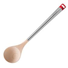 [63820091] CAZO PARA SOPA DE MADERA MANGO EN ACERO INOXIDABLE CUCINARE