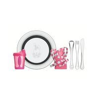 [64250645] JUEGO PARA NIÑAS EN ACERO INOXIDABLE 6 PIEZAS LE PETIT