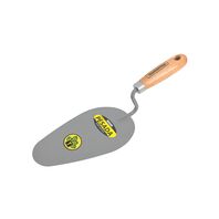[77348085] CUCHARA PARA ALBAÑIL REDONDA 8", MANGO DE MADERA CON HUECO PARA COLGAR
