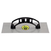 [77372105] PLANCHA METALICA, BASE LISA, SIN DIENTES, MANGO PLASTICO