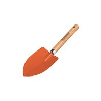 [77907001] PALITA ANCHA METALICA PARA JARDIN, MANGO DE MADERA