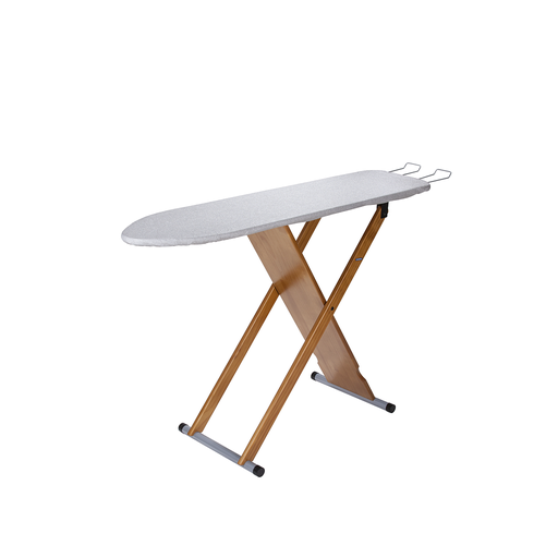 [91751123] MESA DE PLANCHAR TOP DE MADERA CON SOPORTE PARA PLANCHA