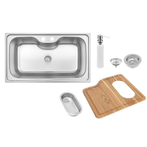 [93801102] - LAVAPLATOS MORGANA MAXI 78 FX, PRIME, DE EMPOTRAR, EN ACERO INOX.,  86X50 CM, CON ACCESORIOS