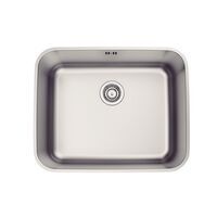 [94018113] CUBETA DORA 50BL R6, EN ACERO INOX. SATINADO, DE BAJO PONER, 50X40X20 CM.