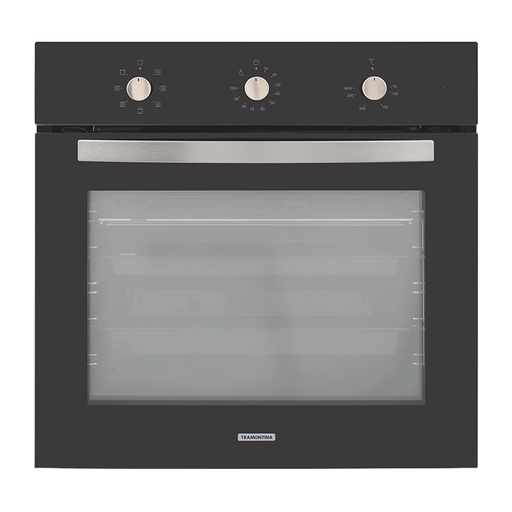 [94867225] - HORNO ELECTRICO DE EMPOTRAR NEW GLASS COOK BLACK 60 F7, PERFECTA, CON 7 FUNCIONES, EN VIDRIO TEMPLADO, 71 L
