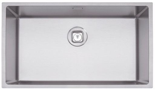 [94000103] CUBA QUADRUM 70, DESIGN COLLECTION, EN ACERO INOX., 70X40 CM