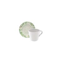[96580021] JUEGO DE TAZA 1,85 L. Y PLATILLO PARA TE 2 PIEZAS OLIVA
