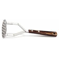 [21159190] PURETERA EN ACERO INOX 24 CM. CON MANGO DE MADERA POLYWOOD