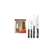 [21199989] JUEGO PARA CHURRASCO 14 PIEZAS POLYWOOD