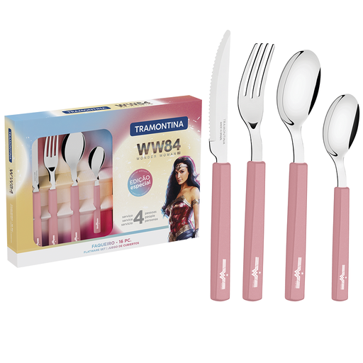 [29899051] JUEGO DE CUBIERTOS 16 PIEZAS WONDER WOMAN