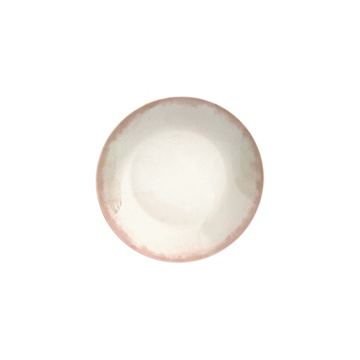 [96580026] PLATO HONDO 22 CM. EN PORCELANA NATUR