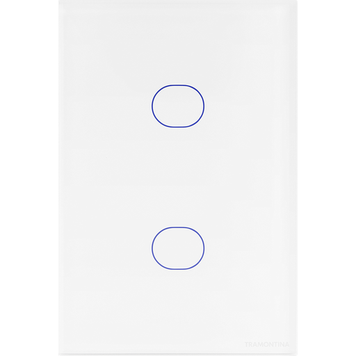 [57199001] INTERRUPTOR TOUCH 2 CH SMART BLANCO