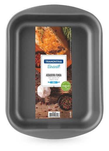 [20051034] ASADERA RECTANGULAR HONDA  ANTIADHERENTE 34 CM. BRASIL