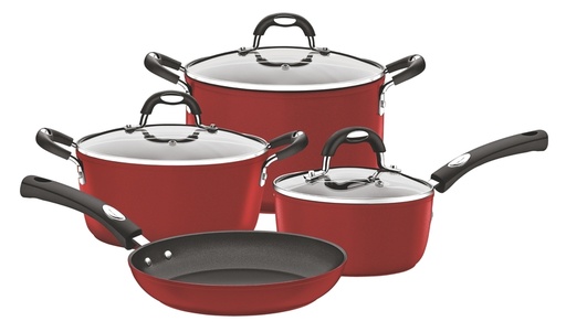 [20899766] JUEGO DE OLLAS ANTIADHERENTES 7 PIEZAS MONACO (LAS TAPAS CUENTAN)