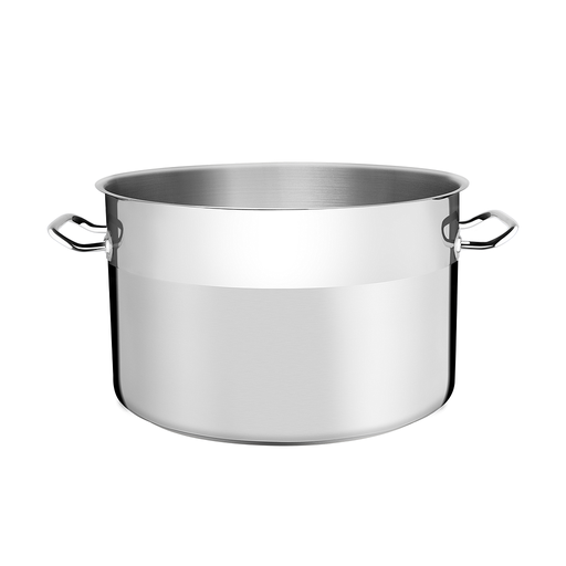 [62645500] OLLA EMPRESARIAL SIN TAPA CON FONDO TRIPLE EN ACERO INOXIDABLE 58 L. Ø 50 CM. PROFESSIONAL